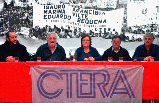 conferencia ctera repudio represion neuquen-29 agosto
