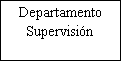Cuadro de texto: Departamento Supervisin
